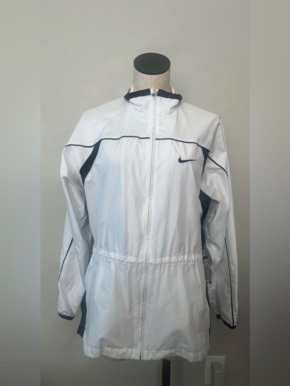 Nike White Jacket with Black Trim